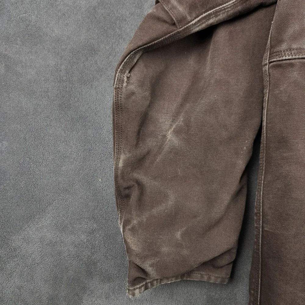 Carhartt Jacket Mens Large Brown Full Swing Relaxed Fit‎ Washed Duck Insulated